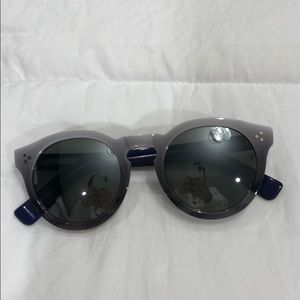 Illesteva Leonard Sunglasses in Gray Gradient